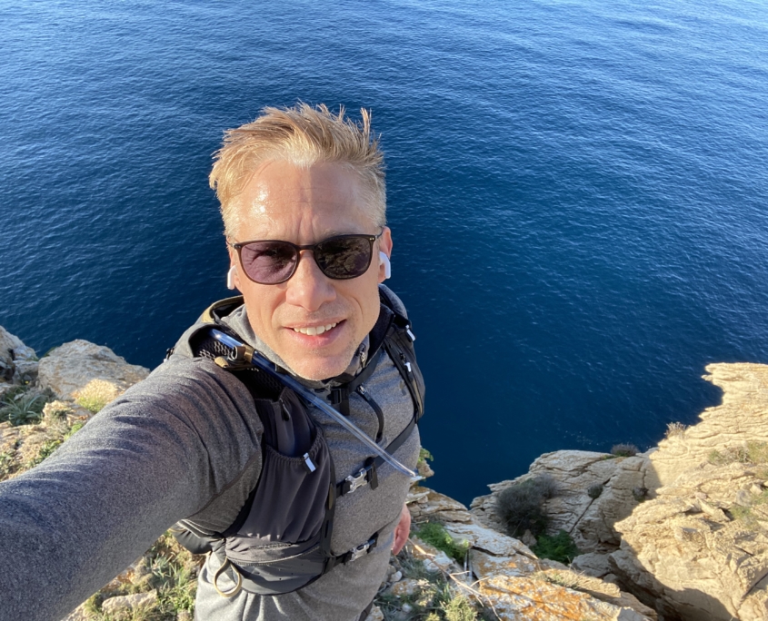 Selfie am Abgrund Mallorca Cala en Basset